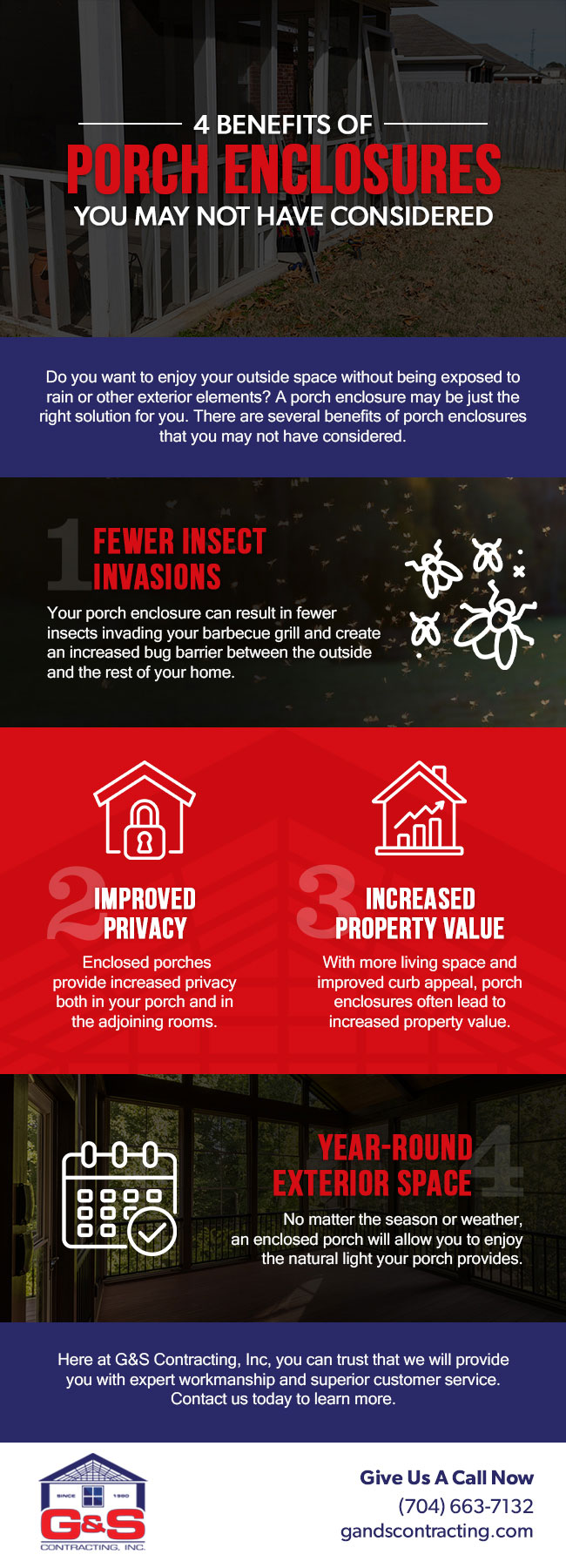 4 Benefits of Porch Enclosures You May Not Have Considered